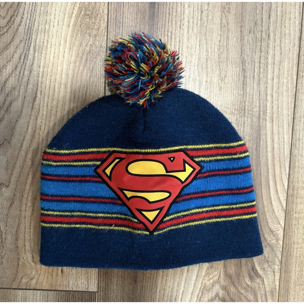 Superman Boys Child's‎ Winter Beanie Hat